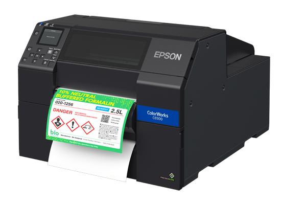 Máy in nhãn màu Epson ColorWorks C6550P – Peel-and-Present, chính hãng