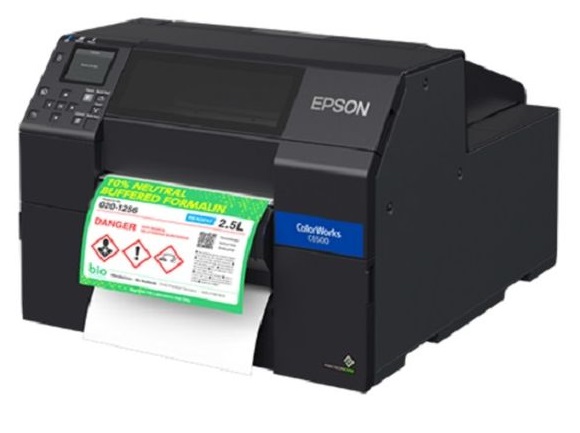 Máy in nhãn màu Epson ColorWorks C6050P – Peel-and-Present, chính hãng