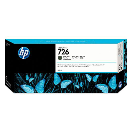 Hình của HP 726B 300-ml Matte Black DesignJet Ink Cartridge (3WX12A)