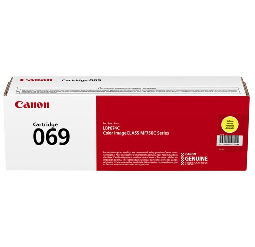 Hình của Mực in Canon 069 Yellow Toner Cartridge (5091C001)