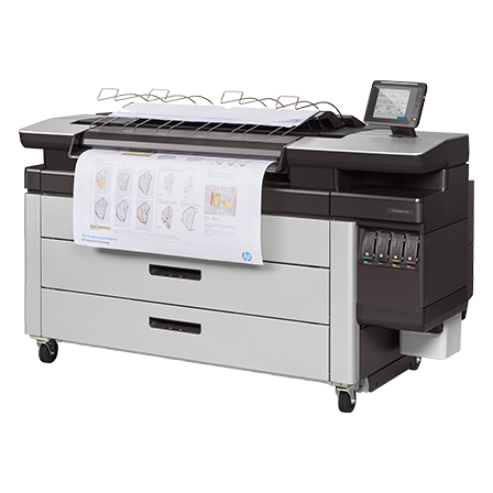 Hình của HP PageWide XL 4100 40-in Multifunction Printer with Top Stacker (J2V02A)