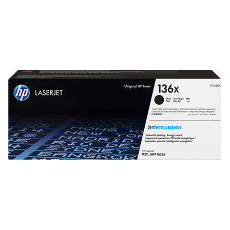 Hình của Mực in HP 136X High Yield Black Original LaserJet Toner Cartridge (W1360X)