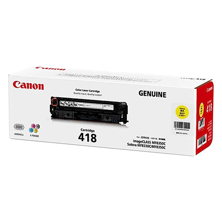 Hình của Mực in Canon 418 Yellow Toner Cartridge (2659B004BA)