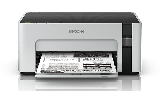 Máy in phun trắng đen Epson EcoTank M1100 – Monochrome Ink Tank Printer A4 USB, tiết kiệm chi phí, chính hãng