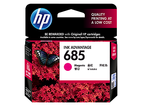 HP 685 Magenta Original Ink Advantage Cartridge (CZ123AA)
