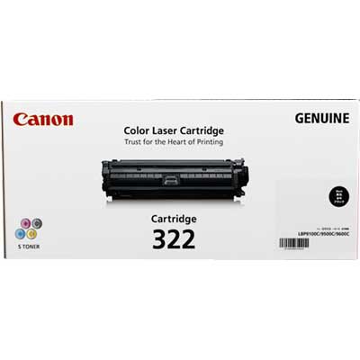 Hình của Mực in Canon 322 Black Toner Cartridge (2652B001BA)