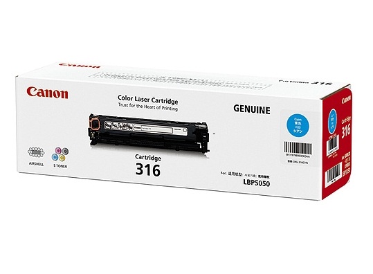 Hình của Mực in Canon 316 Cyan Toner Cartridge (1979B003AA)