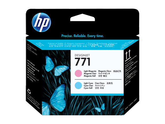 HP 771 Light Magenta/Light Cyan DesignJet Printhead (CE019A)
