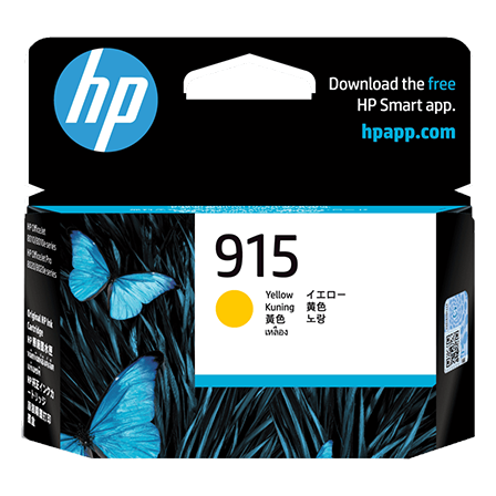 Hình của HP 915 Yellow Original Ink Cartridge (3YM17AA)