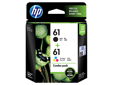 Hình của HP 61 2-pack Black/Tri-color Original Ink Cartridges (CR311AA)