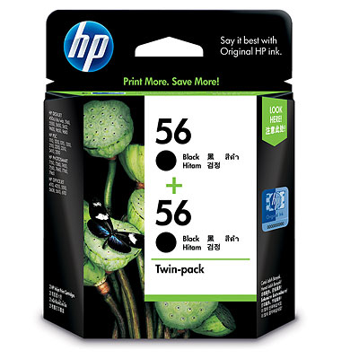 Hình của HP 56 2-pack Black Original Ink Cartridges (CC620AA)