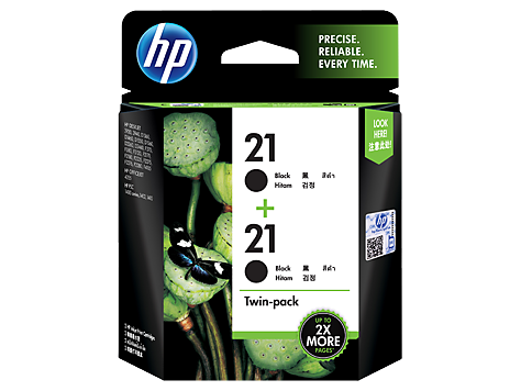 Hình của HP 21 2-pack Black Inkjet Print Cartridges (CC627AA)