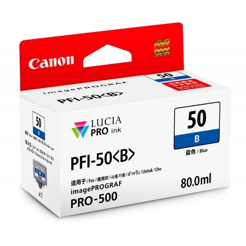 Hình của Mực in Canon PFI-50 Blue Ink Tank (0543C001AA)