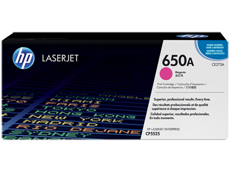 HP 650A Magenta Original LaserJet Toner Cartridge (CE273A)