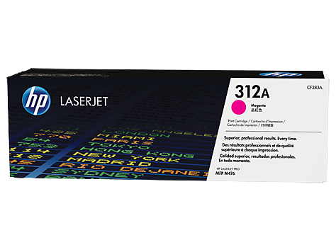 HP 312A Magenta Original LaserJet Toner Cartridge (CF383A)