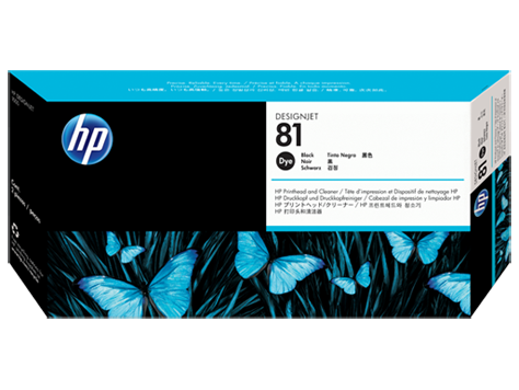 Hình của HP 81 Black DesignJet Dye Printhead and Printhead Cleaner (C4950A)