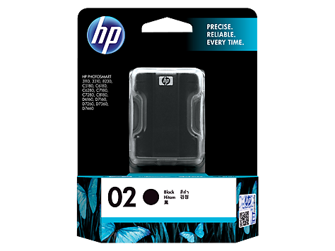 Hình của HP 02 Black Original Ink Cartridge (C8721WA)