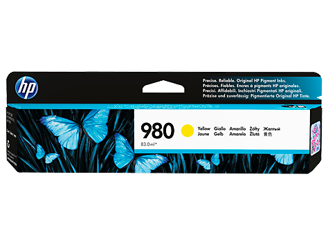 Hình của HP 980 Yellow Original Ink Cartridge (D8J09A)