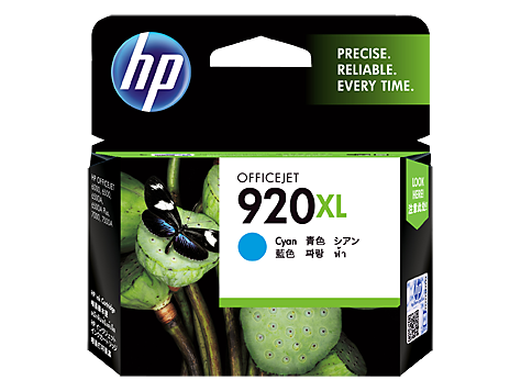 Hình của HP 920XL High Yield Cyan Original Ink Cartridge(CD972AA)