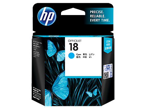 Hình của HP 18 Cyan Original Ink Cartridge (C4937A)