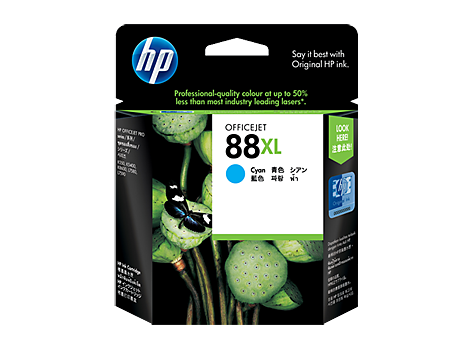 Hình của HP 88XL High Yield Cyan Original Ink Cartridge (C9391A)