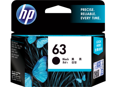 Hình của HP 63 Black Original Ink Cartridge (F6U62AA)