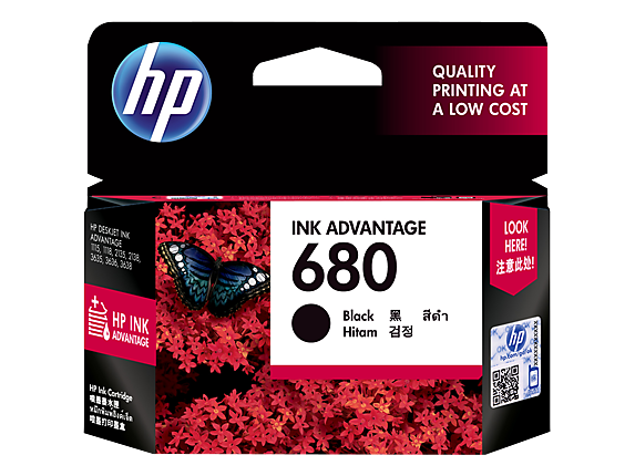 Hình của HP 680 Black Original Ink Advantage Cartridge (F6V27AA)