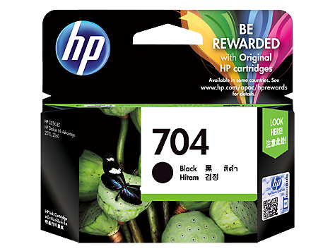 Hình của HP 704 Black Original Ink Advantage Cartridge (CN692AA)