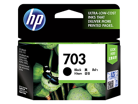 Hình của HP 703 Black Original Ink Advantage Cartridge (CD887AA)