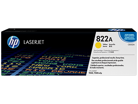 Hình của HP 822A Yellow Original LaserJet Toner Cartridge (C8552A)