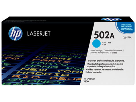 Hình của HP 502A Cyan Original LaserJet Toner Cartridge (Q6471A)