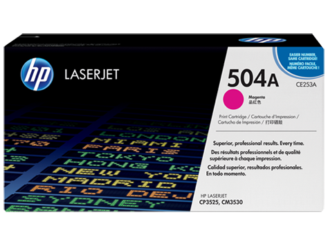 Hình của HP 504A Magenta Original LaserJet Toner Cartridge (CE253A)