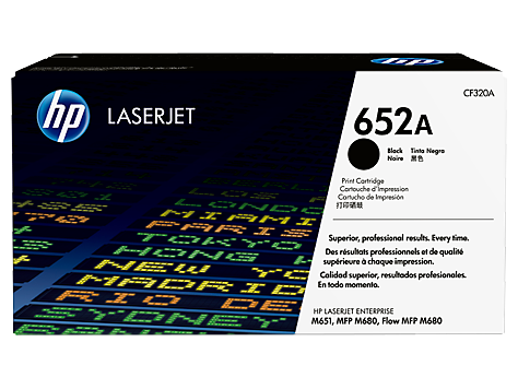 Hình của HP 652A Black Original LaserJet Toner Cartridge (CF320A)