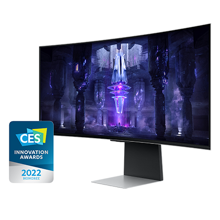 Hình của Màn hình Samsung Odyssey OLED G8 G85SB 34 inch (LS34BG850SEXXV)