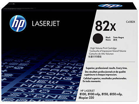 Hình của HP 82X High Yield Black Original LaserJet Toner Cartridge (C4182X)