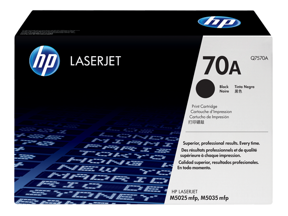 Hình của HP 70A Black Original LaserJet Toner Cartridge (Q7570A)