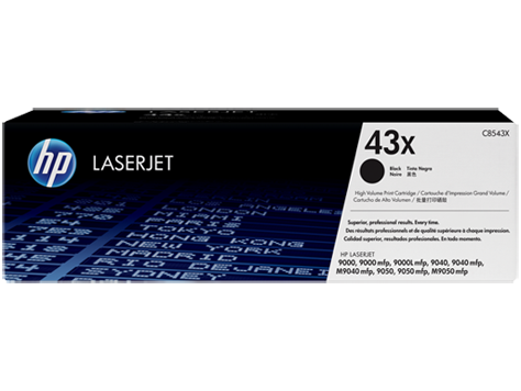 Hình của HP 43X High Yield Black Original LaserJet Toner Cartridge (C8543X)