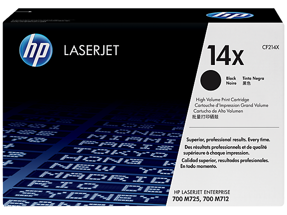 Hình của HP 14X High Yield Black Original LaserJet Toner Cartridge (CF214X)