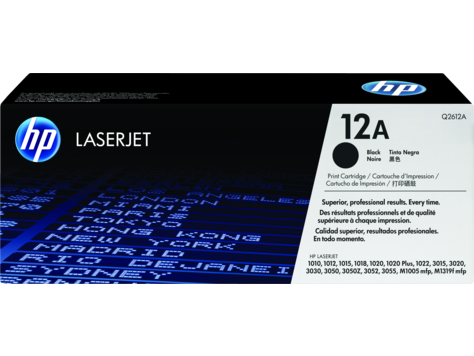 Hình của HP 12A Black Original LaserJet Toner Cartridge (Q2612A)