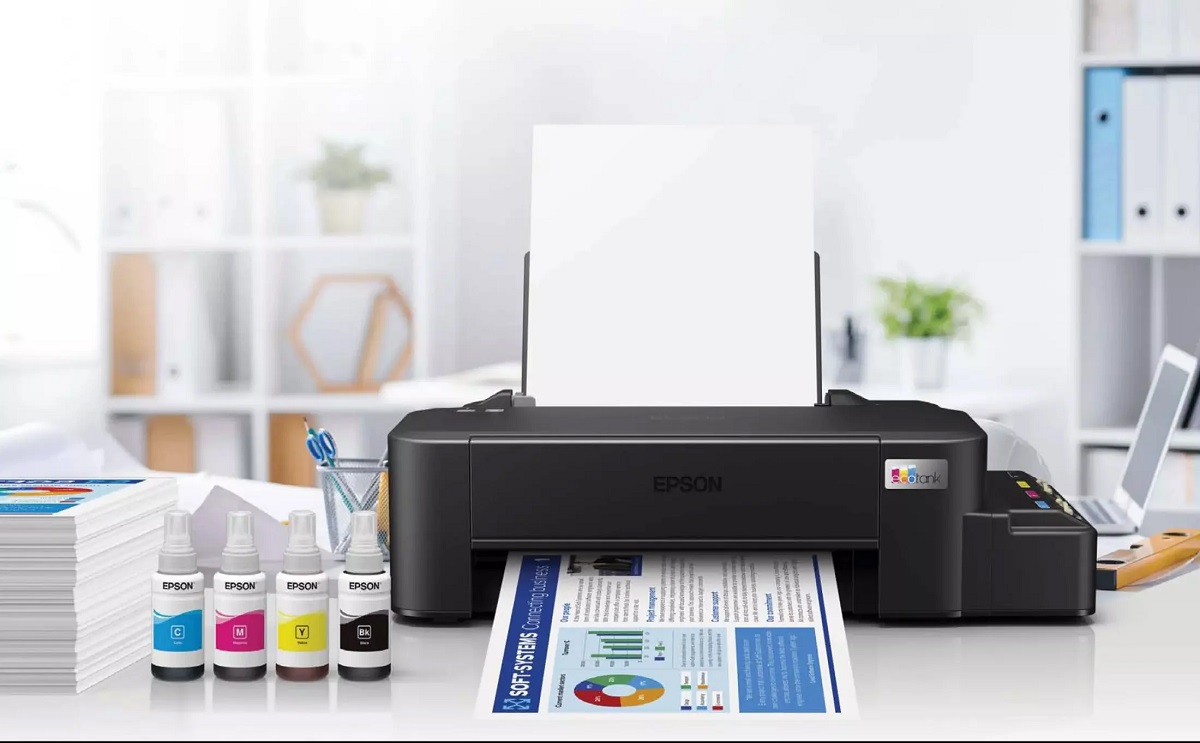 Máy in phun màu Epson EcoTank L121 – A4 Ink Tank Printer, tiết kiệm mực, chính hãng