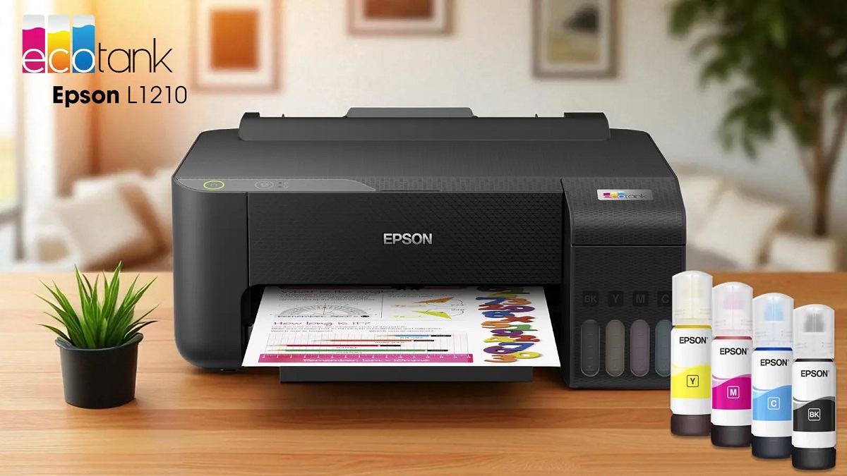 Máy in phun màu Epson EcoTank L1210 – A4 Ink Tank Printer, tiết kiệm mực, chính hãng