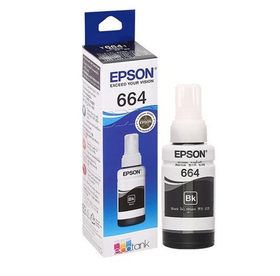 Mực in Epson T6641 Black Ink Bottle – Chính hãng, chất lượng cao, giá tốt