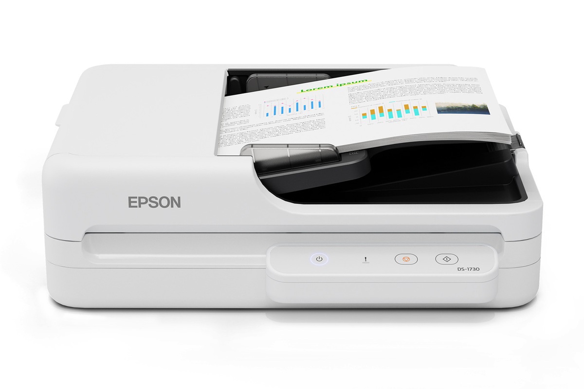 Máy scan Epson WorkForce DS-1730 – Máy quét tài liệu phẳng A4, quét 2 mặt tự động, ADF, chính hãng