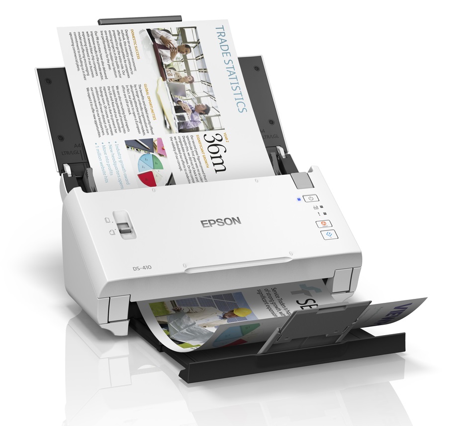 Máy scan Epson WorkForce DS-410 – Khổ A4, scan 2 mặt tự động, chính hãng