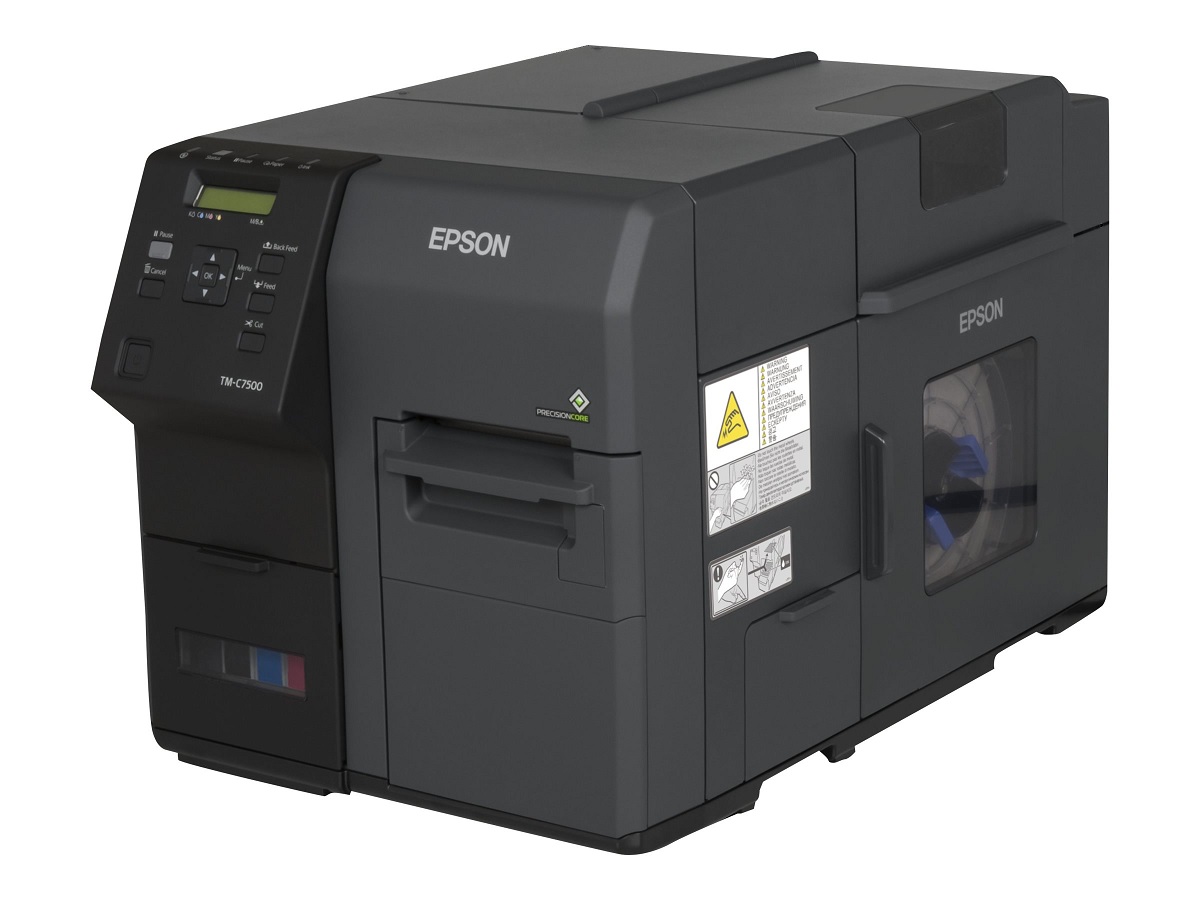 Máy in nhãn màu Epson ColorWorks C7510G Inkjet Colour Label Printer – In nhanh, bền màu, chính hãng