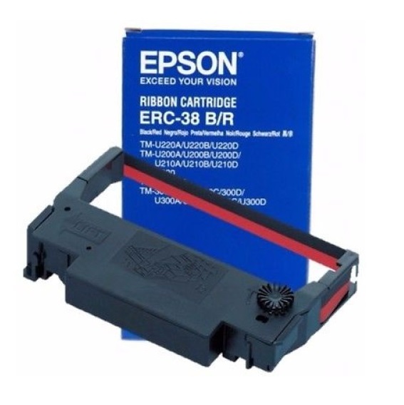 Băng mực Epson ERC-38 (B/R) – Dành cho máy in TM-U220 Series (Đen/Đỏ)