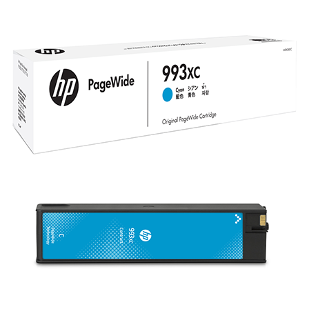 Hình của HP 993XC Cyan Contract PageWide Cartridge (M0K08XC)