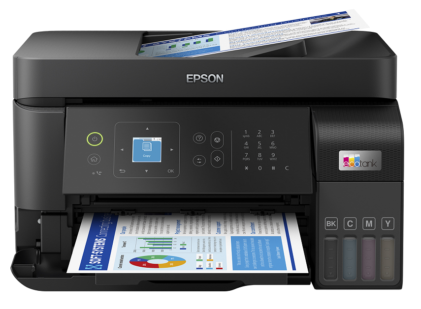 Máy in phun màu đa năng Epson EcoTank L5590 – In, Scan, Copy, Fax, WiFi, tiết kiệm mực, chính hãng