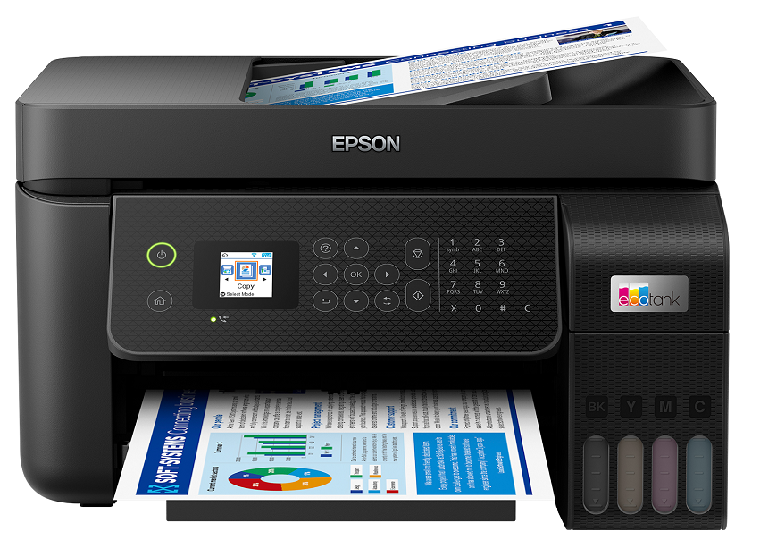 Máy in phun màu đa năng Epson EcoTank L5290 – In, Scan, Copy, Fax, WiFi, ADF, tiết kiệm mực, chính hãng