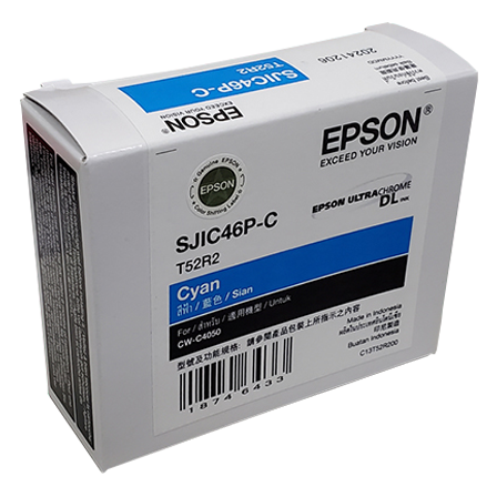 Hình của Mực in Epson SJIC46P Cyan Ink Cartridge (C13T52R200)